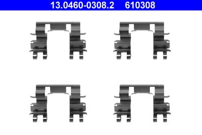 Accessory Kit, disc brake pad ATE 13.0460-0308.2