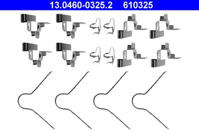 Accessory Kit, disc brake pad ATE 13.0460-0325.2