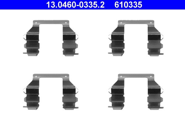 ATE 13.0460-0335.2 Accessory Kit, disc brake pad