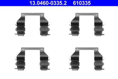 Accessory Kit, disc brake pad ATE 13.0460-0335.2