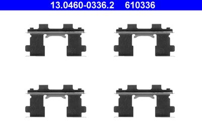 Accessory Kit, disc brake pad ATE 13.0460-0336.2