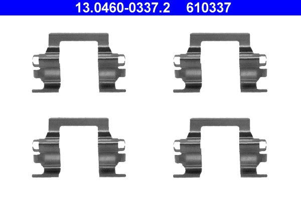 ATE 13.0460-0337.2 Accessory Kit, disc brake pad