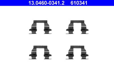 Accessory Kit, disc brake pad ATE 13.0460-0341.2