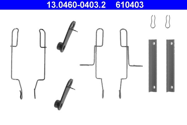 ATE 13.0460-0403.2 Accessory Kit, disc brake pad