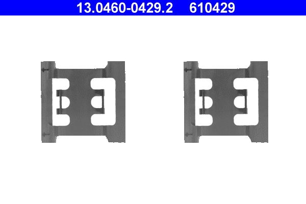 ATE 13.0460-0429.2 Accessory Kit, disc brake pad