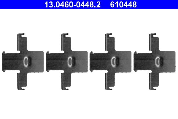 ATE 13.0460-0448.2 Accessory Kit, disc brake pad