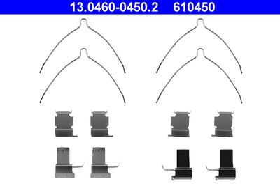 Accessory Kit, disc brake pad ATE 13.0460-0450.2