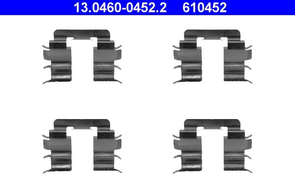 ATE 13.0460-0452.2 Accessory Kit, disc brake pad
