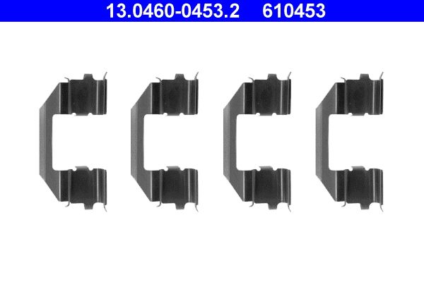 ATE 13.0460-0453.2 Accessory Kit, disc brake pad