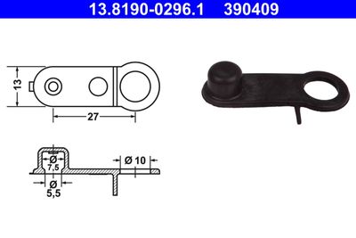 Sealing/Protective Cap ATE 13.8190-0296.1