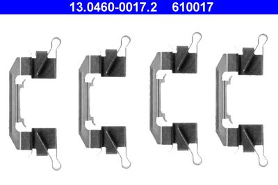 Accessory Kit, disc brake pad ATE 13.0460-0017.2
