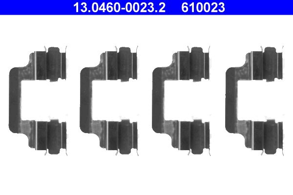 ATE 13.0460-0023.2 Accessory Kit, disc brake pad