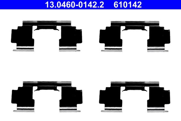 ATE 13.0460-0142.2 Accessory Kit, disc brake pad