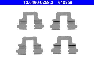 Accessory Kit, disc brake pad ATE 13.0460-0259.2