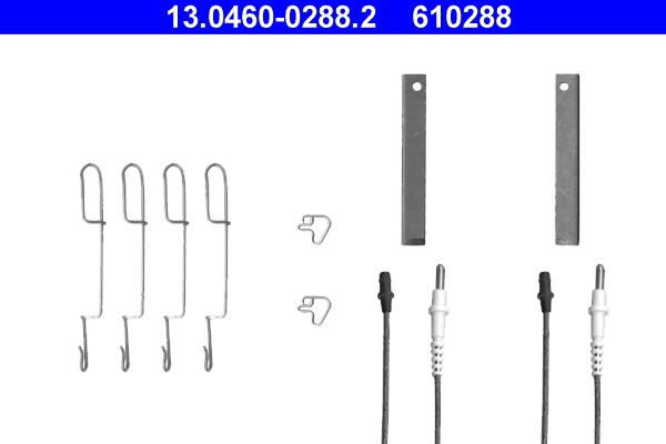 ATE 13.0460-0288.2 Accessory Kit, disc brake pad