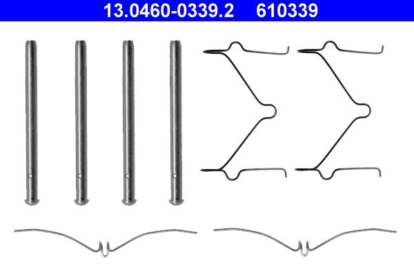 ATE 13.0460-0339.2 Accessory Kit, disc brake pad
