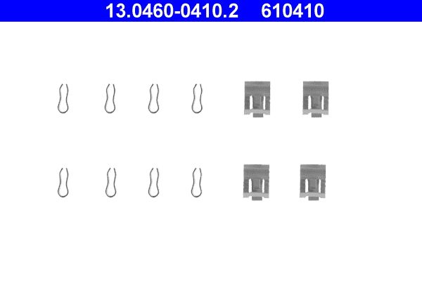 ATE 13.0460-0410.2 Accessory Kit, disc brake pad