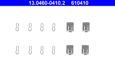 Accessory Kit, disc brake pad ATE 13.0460-0410.2