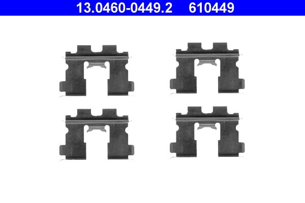 ATE 13.0460-0449.2 Accessory Kit, disc brake pad