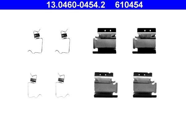 ATE 13.0460-0454.2 Accessory Kit, disc brake pad