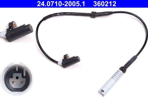 ATE 24.0710-2005.1 Sensor, wheel speed