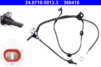 Sensor, wheel speed ATE 24.0710-5013.3