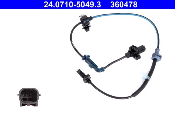 ATE 24.0710-5049.3 Sensor, wheel speed