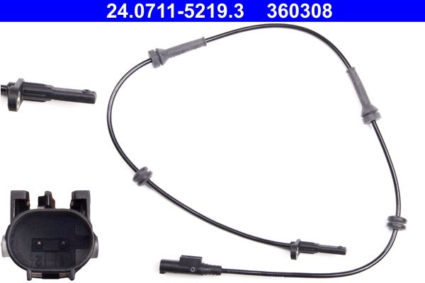 ATE 24.0711-5219.3 Sensor, wheel speed