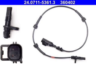 Sensor, wheel speed ATE 24.0711-5361.3