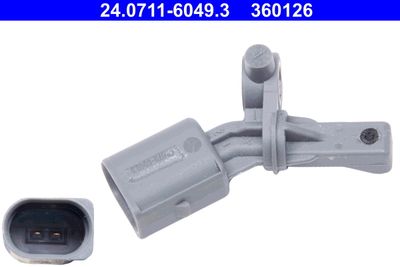 Sensor, wheel speed ATE 24.0711-6049.3