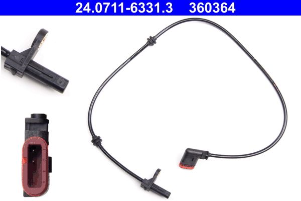 ATE 24.0711-6331.3 Sensor, wheel speed