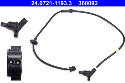 Sensor, wheel speed ATE 24.0721-1193.3