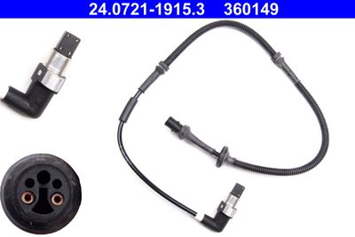 Sensor, wheel speed ATE 24.0721-1915.3