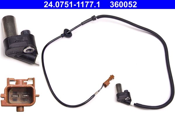 ATE 24.0751-1177.1 Sensor, wheel speed