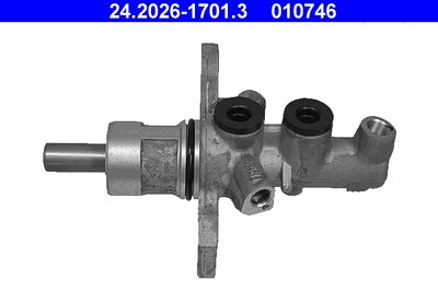 Brake Master Cylinder ATE 24.2026-1701.3