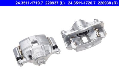 Brake Caliper ATE 24.3511-1720.7