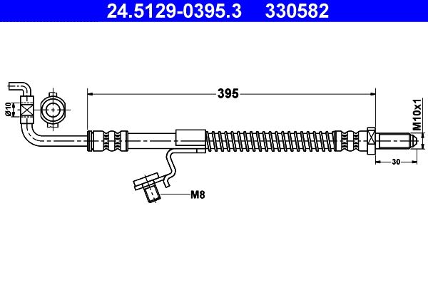 ATE 24.5129-0395.3 Brake Hose