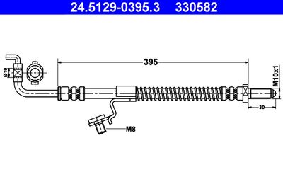 Brake Hose ATE 24.5129-0395.3