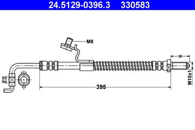 Brake Hose ATE 24.5129-0396.3