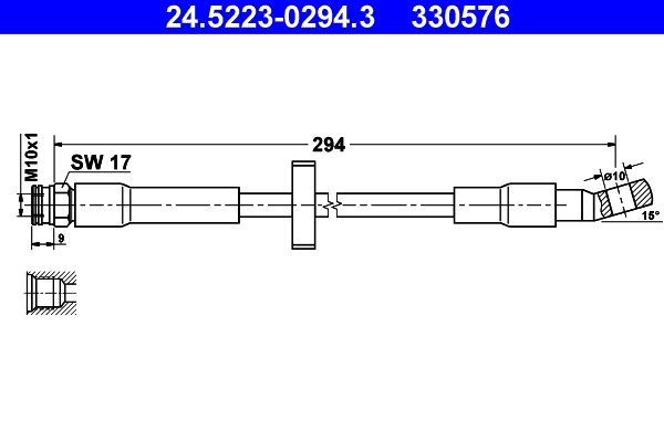 ATE 24.5223-0294.3 Brake Hose