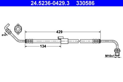 Brake Hose ATE 24.5236-0429.3