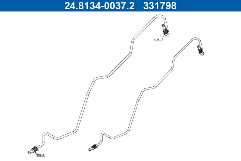 ATE 24.8134-0037.2 Brake Line
