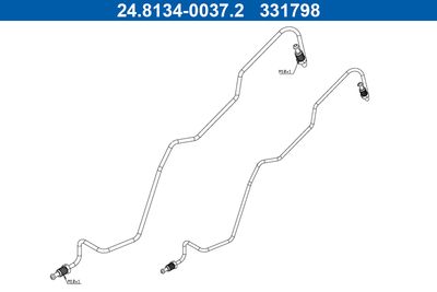 Brake Line ATE 24.8134-0037.2
