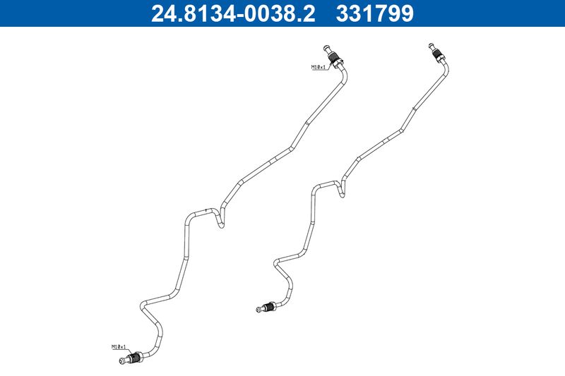 ATE 24.8134-0038.2 Brake Line