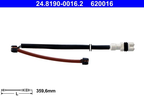ATE 24.8190-0016.2 Warning Contact, brake pad wear