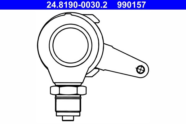 ATE 24.8190-0030.2 Lever, parking brake caliper
