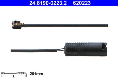 Warning Contact, brake pad wear ATE 24.8190-0223.2