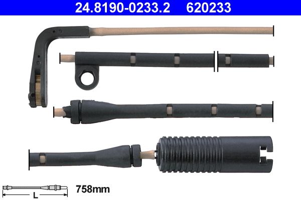 ATE 24.8190-0233.2 Warning Contact, brake pad wear