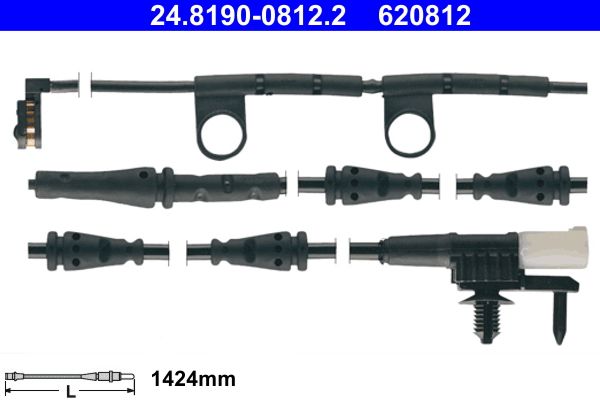 ATE 24.8190-0812.2 Warning Contact, brake pad wear