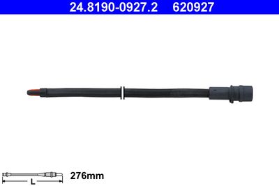 Warning Contact, brake pad wear ATE 24.8190-0927.2
